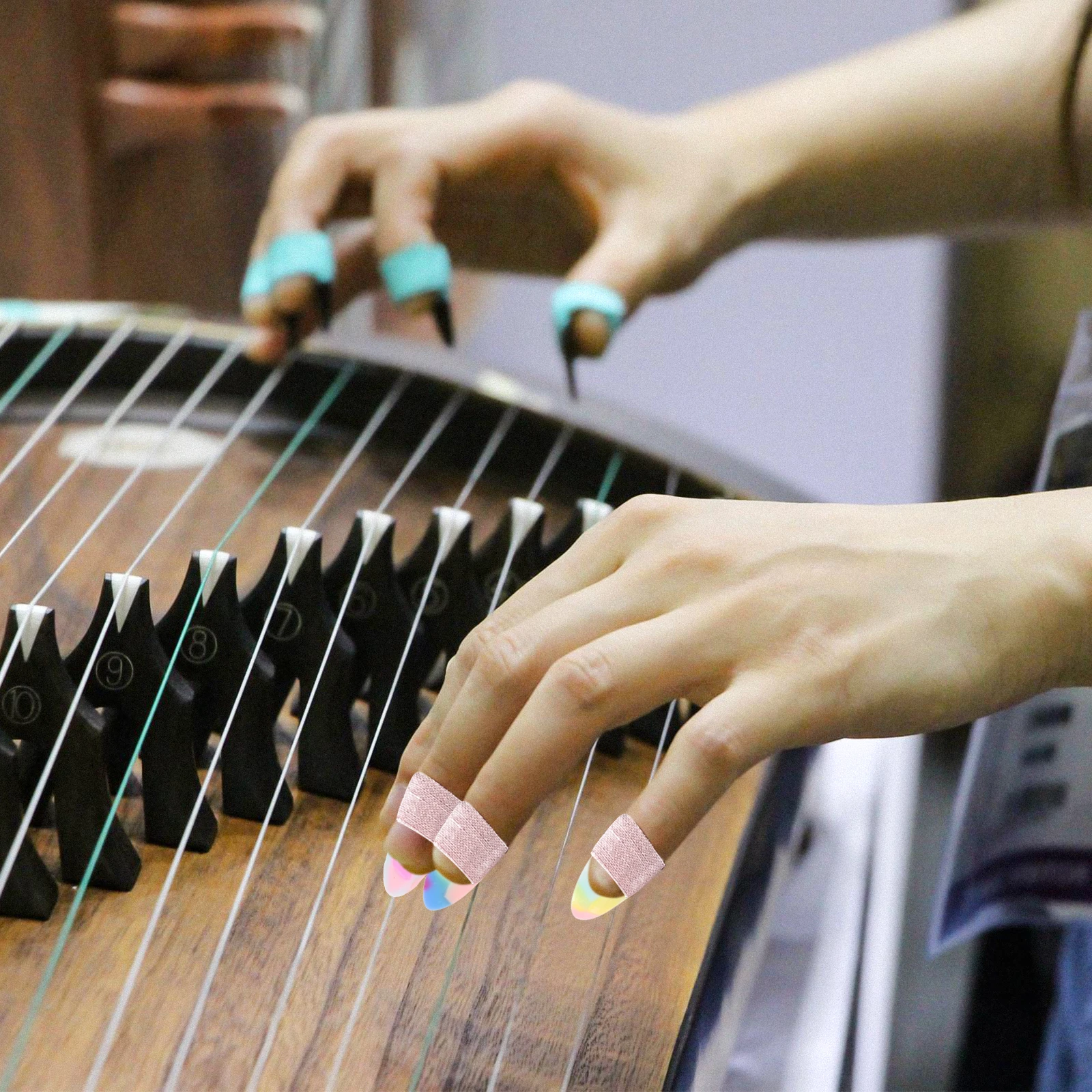 Pipa Nails Lute Accessories Durable Ergonomic Design Comfortable Finger Protection Covers Fingertip Protectors Instrument
Pipa Nails Lute Accessories Durable Ergonomic Design Comfortable Finger Protection Covers Fingertip Protectors Instrument