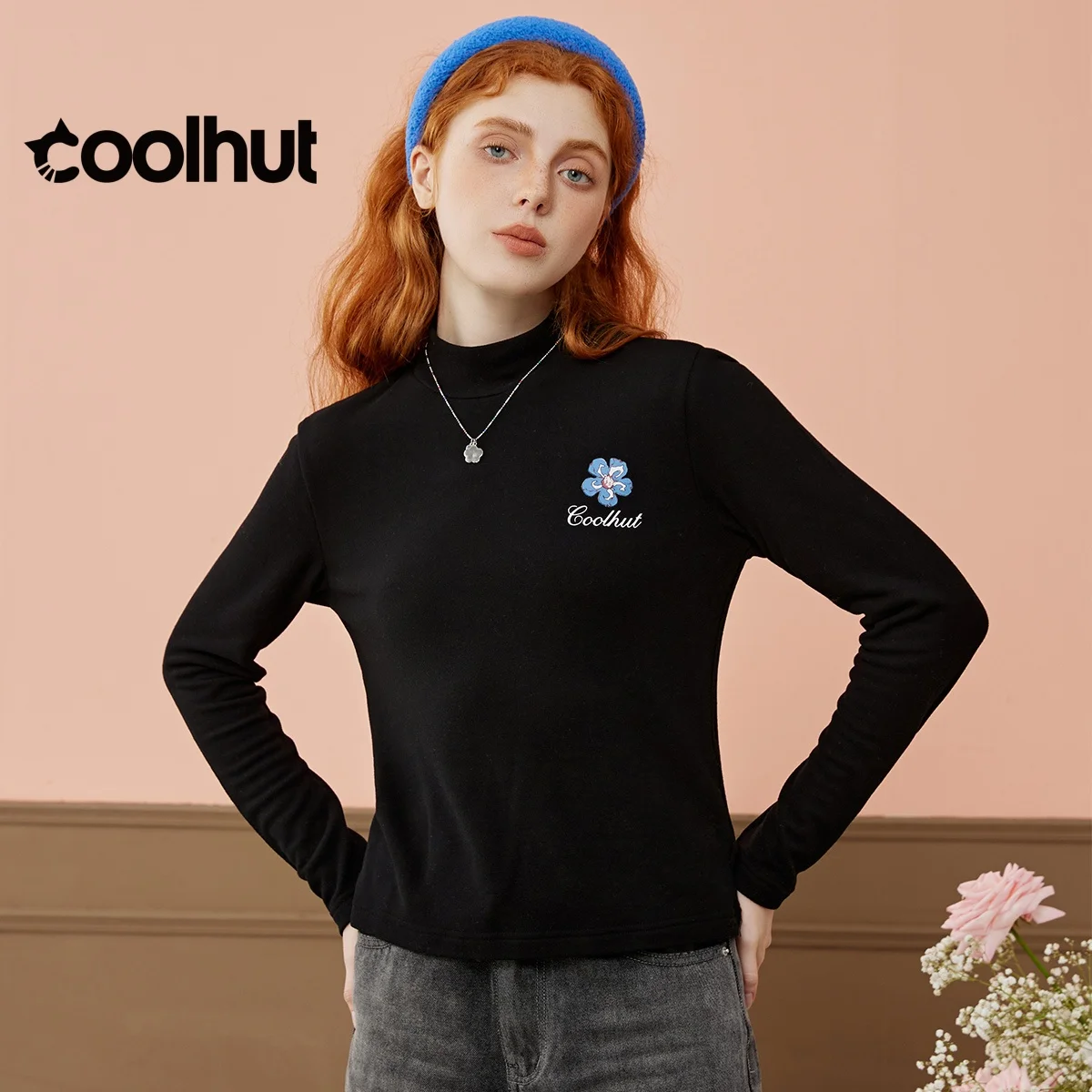 COOLHUT New Arrival Women's 2025 Textured Brushed Tee Mock Neck Long Sleeve Printed Spring Top Lightweight Layering Essential
COOLHUT New Arrival Women's 2025 Textured Brushed Tee Mock Neck Long Sleeve Printed Spring Top Lightweight Layering Essential