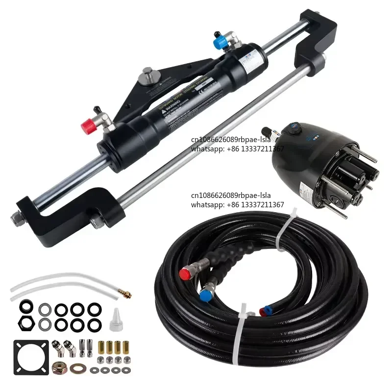 Hydraulic Steering System for Outboard Engines 90HP / 150HP / 300HP | Marine Boat Hydraulic Helm Pump & Cylinder Kit
Hydraulic Steering System for Outboard Engines 90HP / 150HP / 300HP | Marine Boat Hydraulic Helm Pump & Cylinder Kit