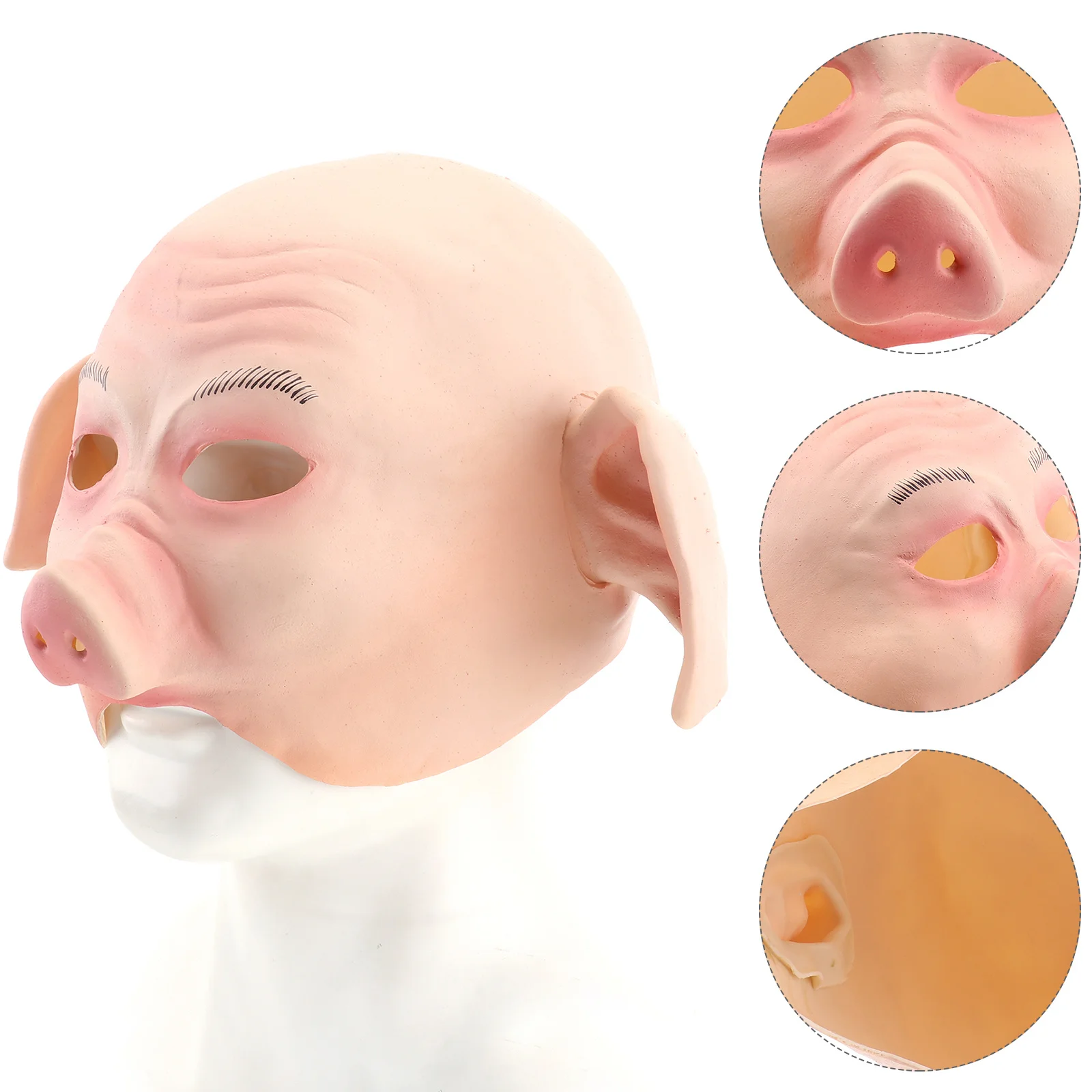Pig Head Mask Adult Halloween Masquerade Ball Full Face Horror Headgear Party Prop
Pig Head Mask Adult Halloween Masquerade Ball Full Face Horror Headgear Party Prop