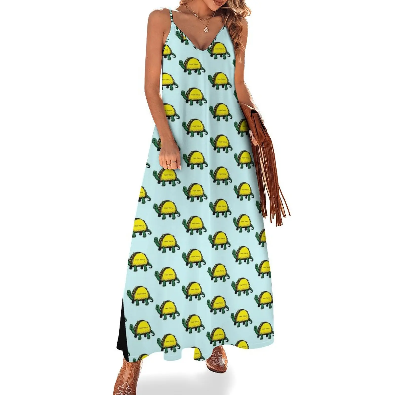 Taco Turtle Sleeveless Dress luxury woman evening dress summer dresses womens 2025 Casual dresses Dress
Taco Turtle Sleeveless Dress luxury woman evening dress summer dresses womens 2025 Casual dresses Dress