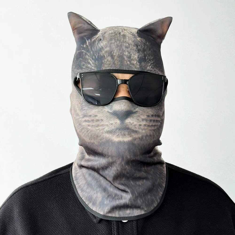 3D Cat Design Summer Full Face & Neck Sun Protection Mask, Breathable and Quick-Dry, Ideal for Outdoor Cycling Helmet Liner
3D Cat Design Summer Full Face & Neck Sun Protection Mask, Breathable and Quick-Dry, Ideal for Outdoor Cycling Helmet Liner