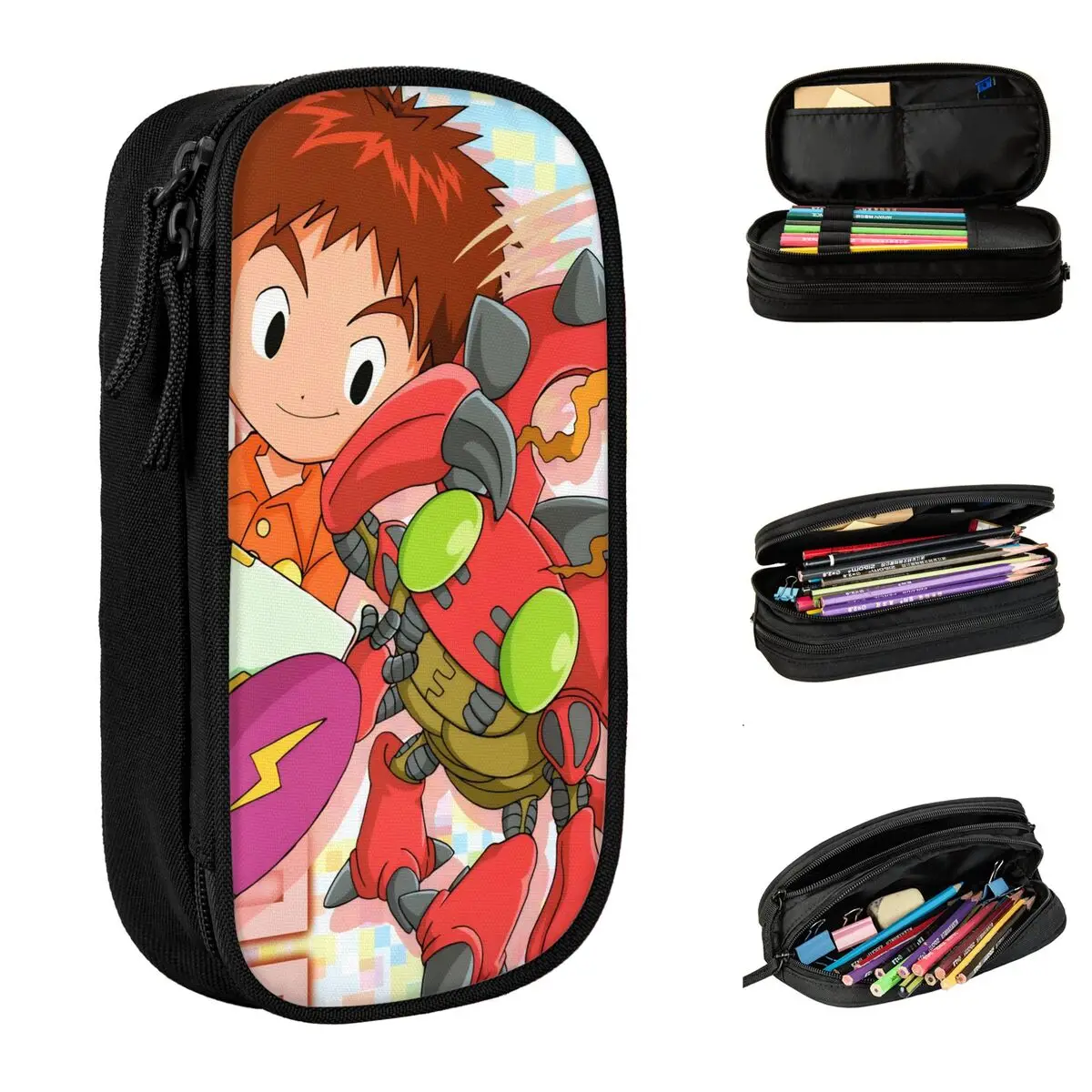 Classic Digimons Anime Pencil Case Pencilcases Pen for Student Big Capacity Bag School Supplies Gift Stationery
Classic Digimons Anime Pencil Case Pencilcases Pen for Student Big Capacity Bag School Supplies Gift Stationery
