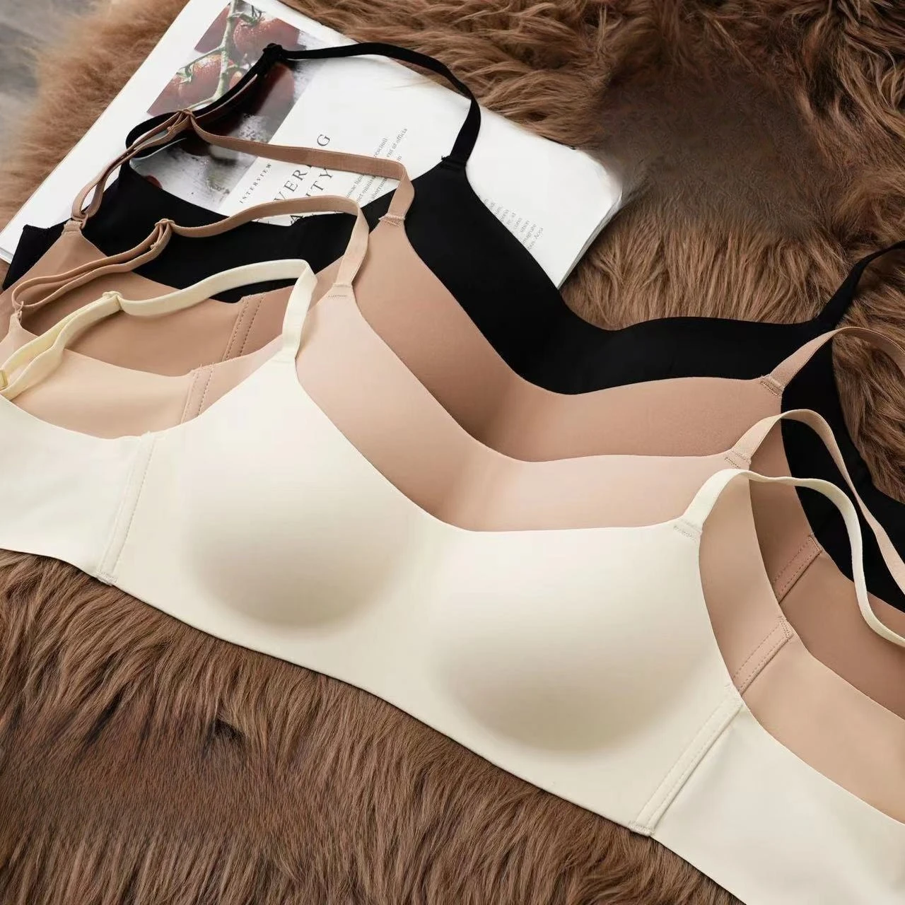 Non-Woven Seamless Bralette Push Up Comfortable Wireless Bra for Women Small Chest
Non-Woven Seamless Bralette Push Up Comfortable Wireless Bra for Women Small Chest