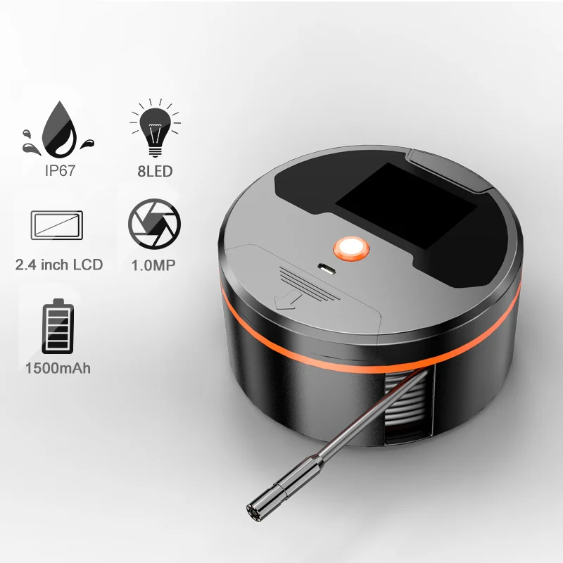 Portable Stwoable Endoscope Camera 4.3 inch HD Inspection Borescope Camera with 8 LED IP67 Waterproof Drain Camera For Sewer Car
Portable Stwoable Endoscope Camera 4.3 inch HD Inspection Borescope Camera with 8 LED IP67 Waterproof Drain Camera For Sewer Car