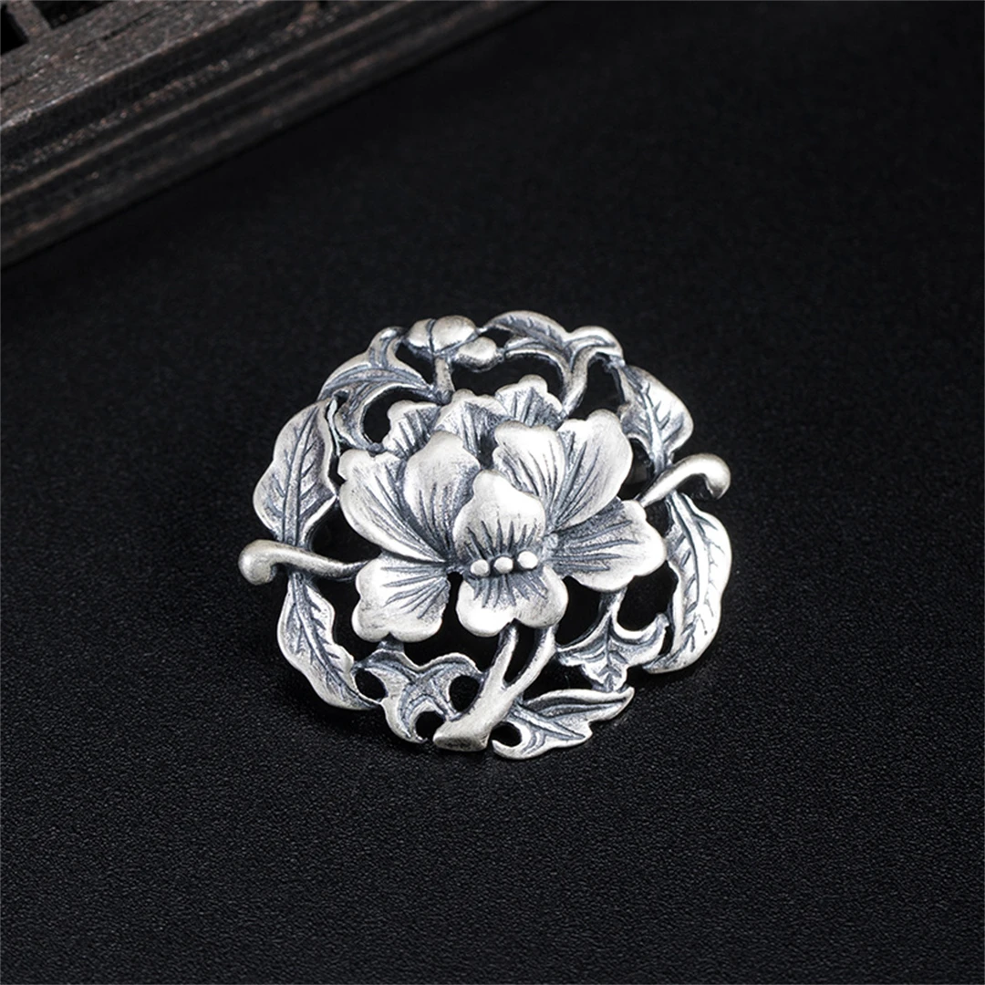 S925 Pure Silver Brooch Chinese Style Fringed Iris Brooch Retro Thai Silver Accessories Original Charm High Jewelry FreeDelivery
S925 Pure Silver Brooch Chinese Style Fringed Iris Brooch Retro Thai Silver Accessories Original Charm High Jewelry FreeDelivery