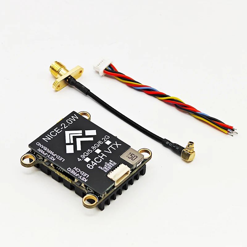 4.9G 5.8G 6.2G 2W VTX Transmitter 2000mw FPV Long Voyage VTX For RC FPV Drone Airplane / Quadcopter
4.9G 5.8G 6.2G 2W VTX Transmitter 2000mw FPV Long Voyage VTX For RC FPV Drone Airplane / Quadcopter