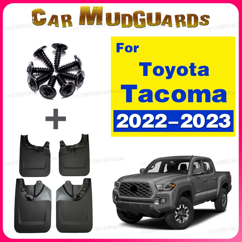 Car Mud Flap Mudguards Splash Guards for Toyota Tacoma Fender Mud Flaps Splash Guards 2022-2023
Car Mud Flap Mudguards Splash Guards for Toyota Tacoma Fender Mud Flaps Splash Guards 2022-2023