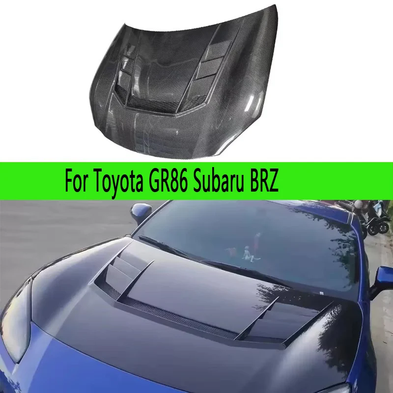 For Toyota GR86 Subaru BRZ Carbon Fiber Hood Engine Cover Hood Car Headliner Hood Cutout Cooling Front Cover VRS Style
For Toyota GR86 Subaru BRZ Carbon Fiber Hood Engine Cover Hood Car Headliner Hood Cutout Cooling Front Cover VRS Style