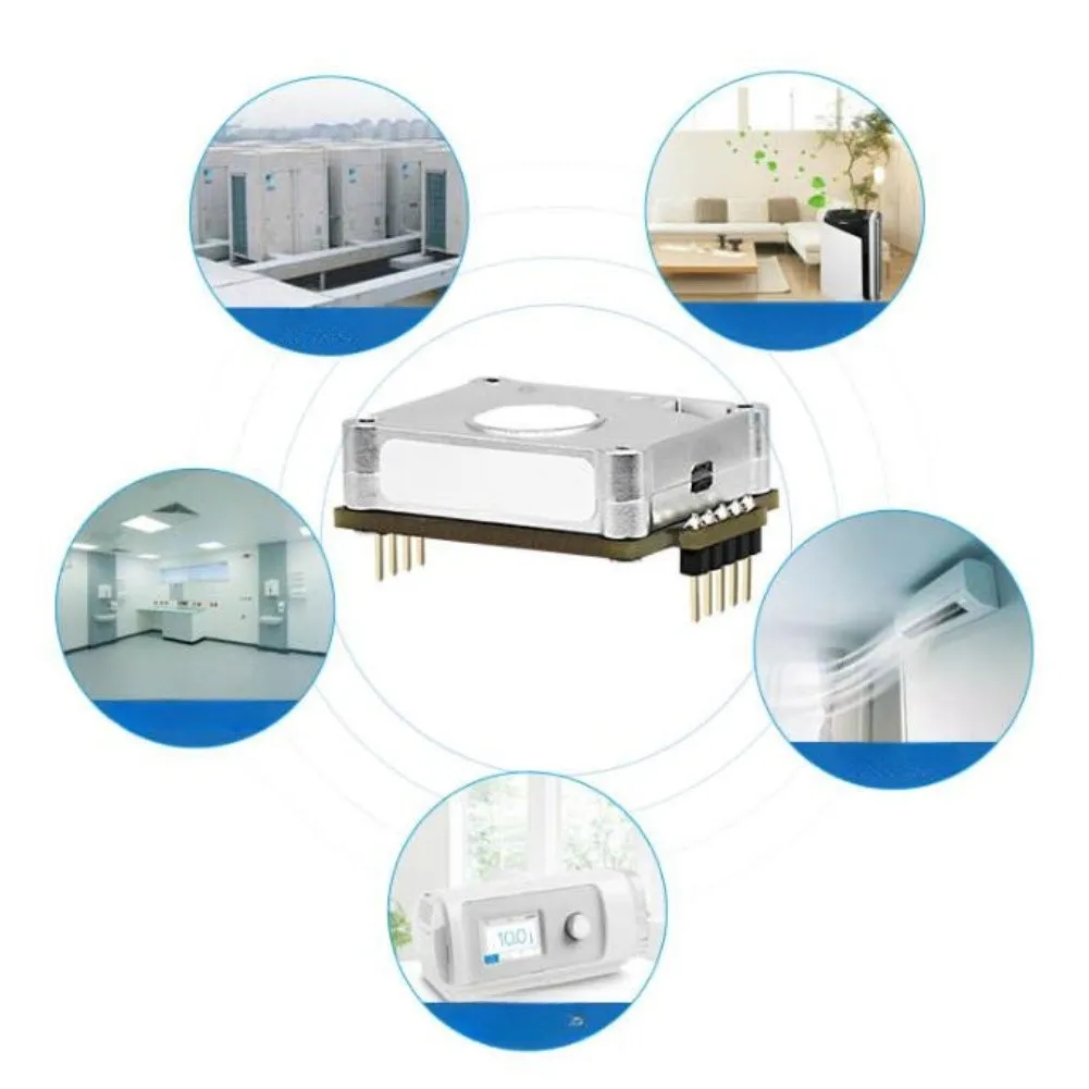 NDIR Sensor Module ACD1100 for Fresh For air Systems HVAC Controllers For air Purifiers 4.75-5.25V I2C UART Support
NDIR Sensor Module ACD1100 for Fresh For air Systems HVAC Controllers For air Purifiers 4.75-5.25V I2C UART Support