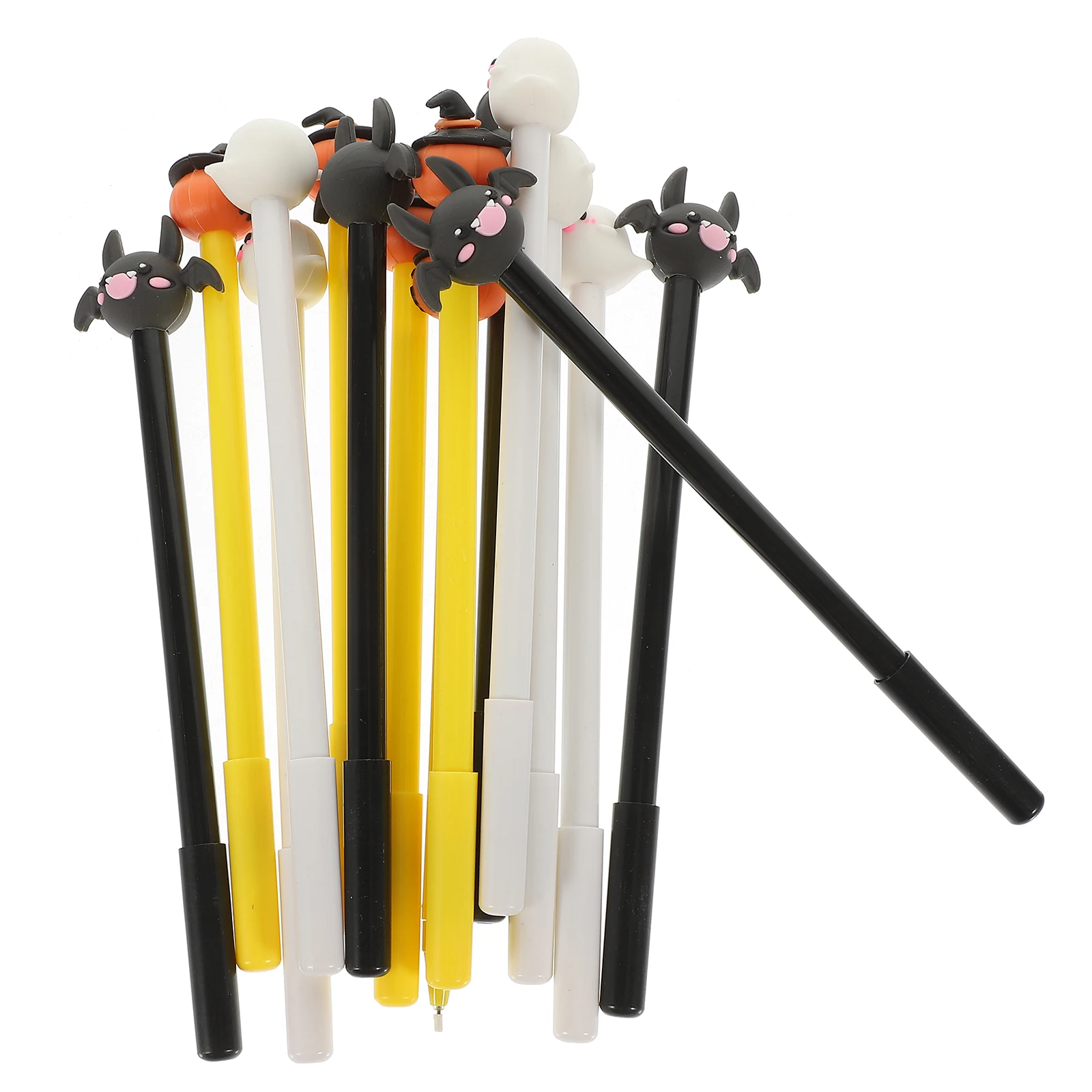 15pcs Halloween Gel Pens Pumpkin Bats Ghosts Writing Instruments for Students Party Favors School Supplies Portable Plastic 
15pcs Halloween Gel Pens Pumpkin Bats Ghosts Writing Instruments for Students Party Favors School Supplies Portable Plastic