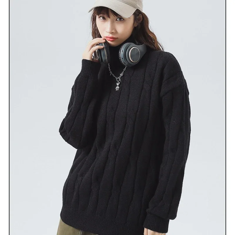 Винтажный утепленный свитер с воротником, женские пуловеры, топы с длинными рукавами, одежда, тонкий вязаный мягкий джемпер, уличная одежда, базовый однотонный свитер
Винтажный утепленный свитер с воротником, женские пуловеры, топы с длинными рукавами, одежда, тонкий вязаный мягкий джемпер, уличная одежда, базовый однотонный свитер