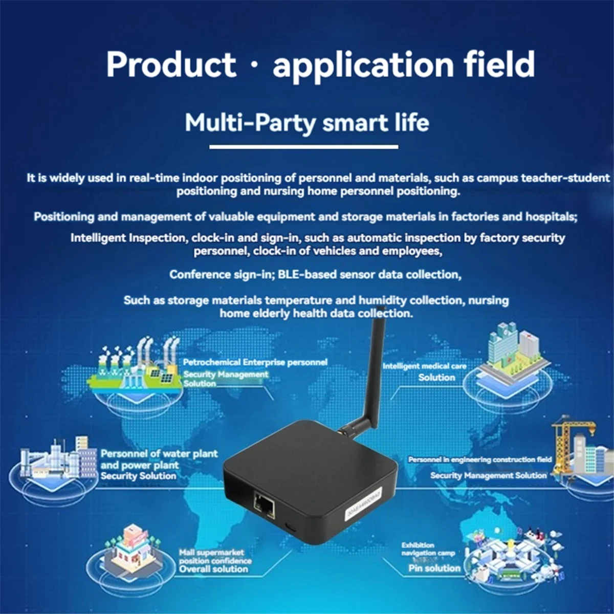 SVFE-gMulti-Function Bluetooth Gateway IBeacon Signal Bluetooth Beacon Collector Indoor Bluetooth Positioning
SVFE-gMulti-Function Bluetooth Gateway IBeacon Signal Bluetooth Beacon Collector Indoor Bluetooth Positioning