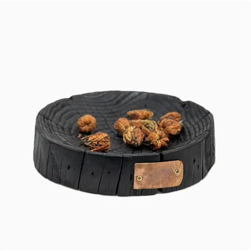 New Chinese simple geometric log fruit plate ornament living room home decoration
New Chinese simple geometric log fruit plate ornament living room home decoration