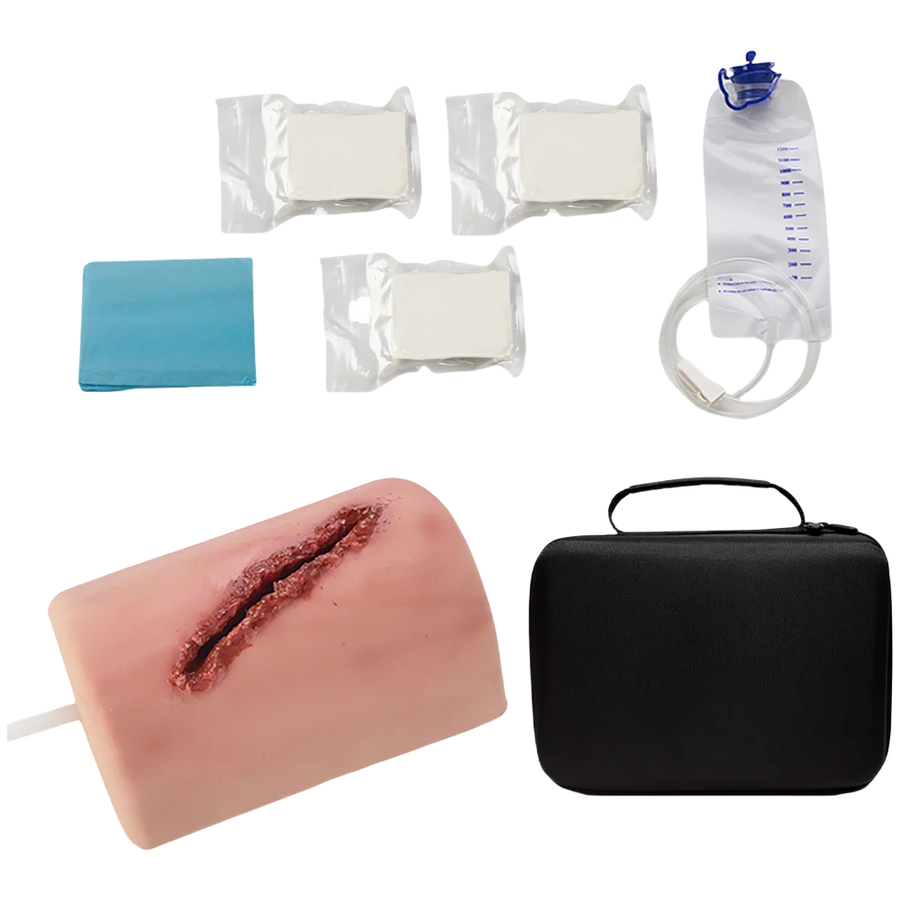 Leg Laceration Wound Packing Trainer Model for Medical Training
Leg Laceration Wound Packing Trainer Model for Medical Training