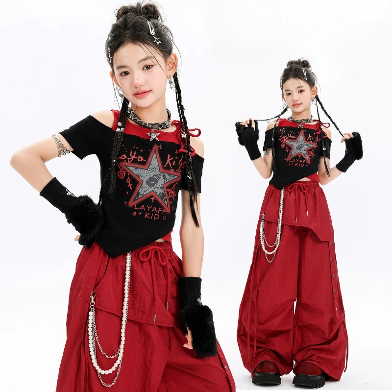 New Modern Jazz Dance Costume for Girls Hip Hop Performance Clothes Group Concert Catwalk Stage Wear Baggy Pants Jazz Tops Sets
New Modern Jazz Dance Costume for Girls Hip Hop Performance Clothes Group Concert Catwalk Stage Wear Baggy Pants Jazz Tops Sets