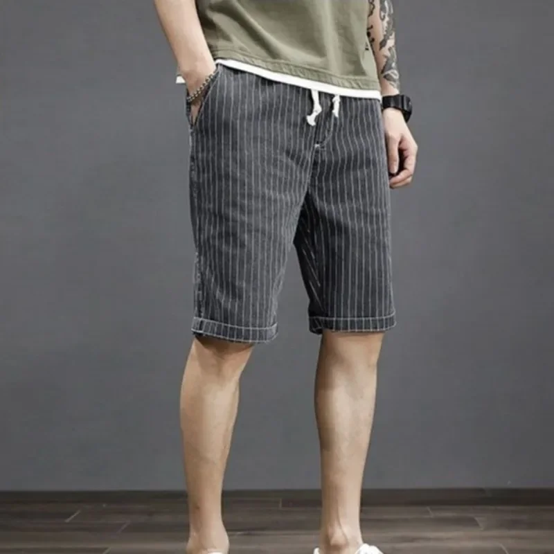 Short Jeans Pants for Men Long Loose Wide Man Denim Shorts Baggy with Pockets Bermuda Half Drawstring New in Distressed Harajuku
Short Jeans Pants for Men Long Loose Wide Man Denim Shorts Baggy with Pockets Bermuda Half Drawstring New in Distressed Harajuku