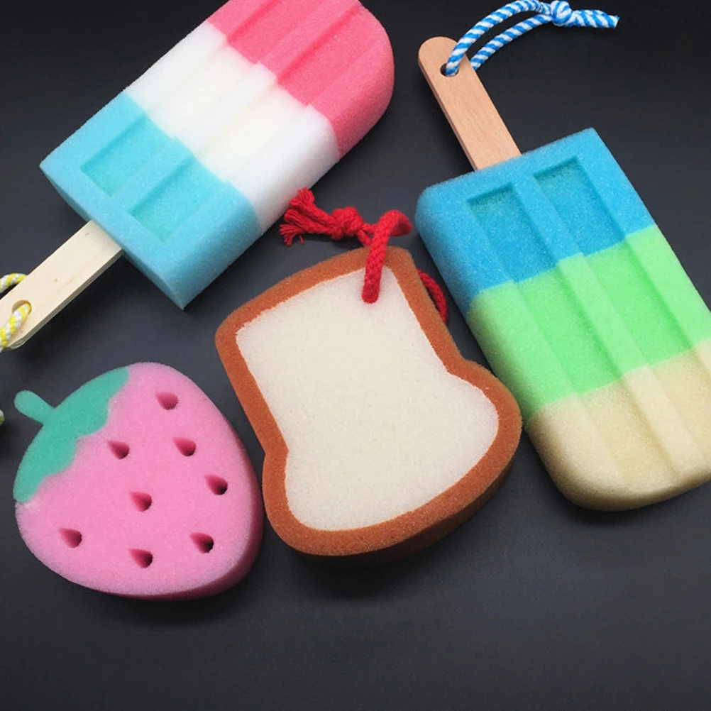 4Pcs Ice Cream Shaped Bath Ball Shower Body Scrubber Soft Exfoliating Foam Producing Bath Rubbing Towel
4Pcs Ice Cream Shaped Bath Ball Shower Body Scrubber Soft Exfoliating Foam Producing Bath Rubbing Towel