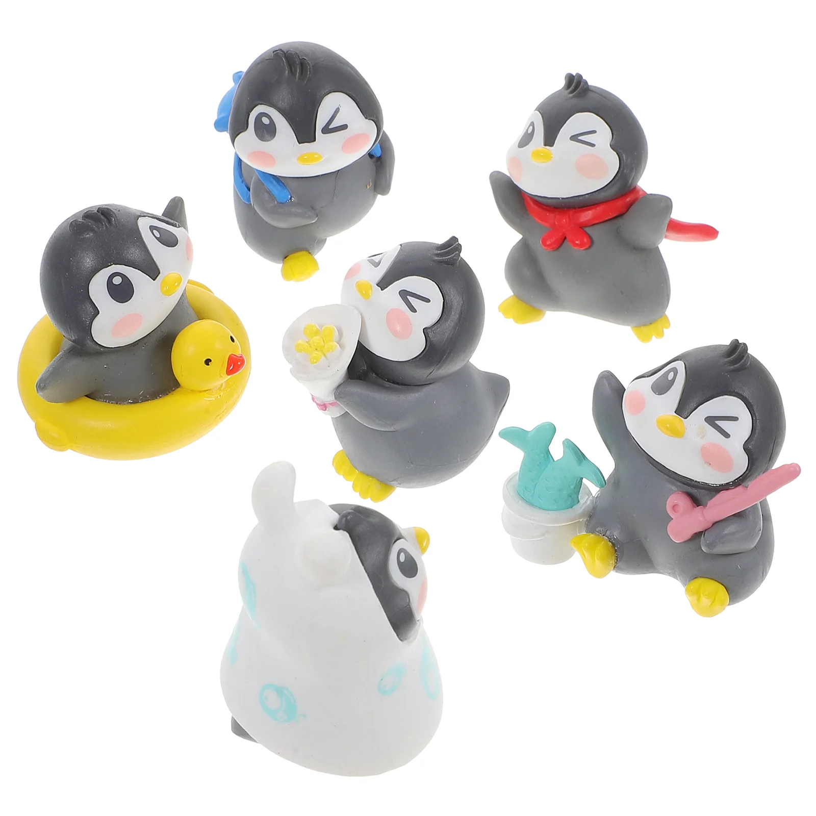 6 Pcs Penguin Ornaments Desktop Adornment Small Decor Animal DIY Lovely Decoration
6 Pcs Penguin Ornaments Desktop Adornment Small Decor Animal DIY Lovely Decoration