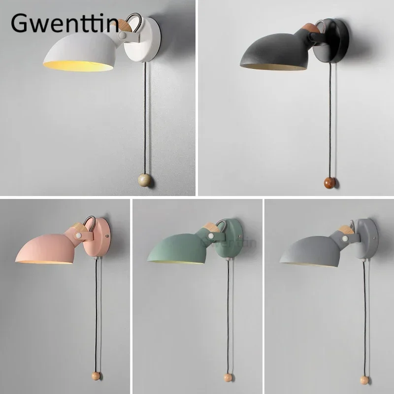 LED Solid Wood Wall Lamp Nordic Macaron Home Docer Living Room Bedroom Modern Reading Bedside Rotating Sconce Lighting Fixtures
LED Solid Wood Wall Lamp Nordic Macaron Home Docer Living Room Bedroom Modern Reading Bedside Rotating Sconce Lighting Fixtures