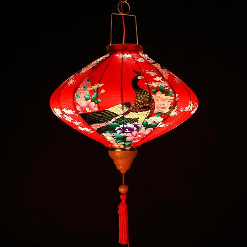 New Year's Festive Peacock Style Lantern Hanging Decoration Glowing Balcony Japanese Style Lampshade Tea Ceremony Ornament
New Year's Festive Peacock Style Lantern Hanging Decoration Glowing Balcony Japanese Style Lampshade Tea Ceremony Ornament
