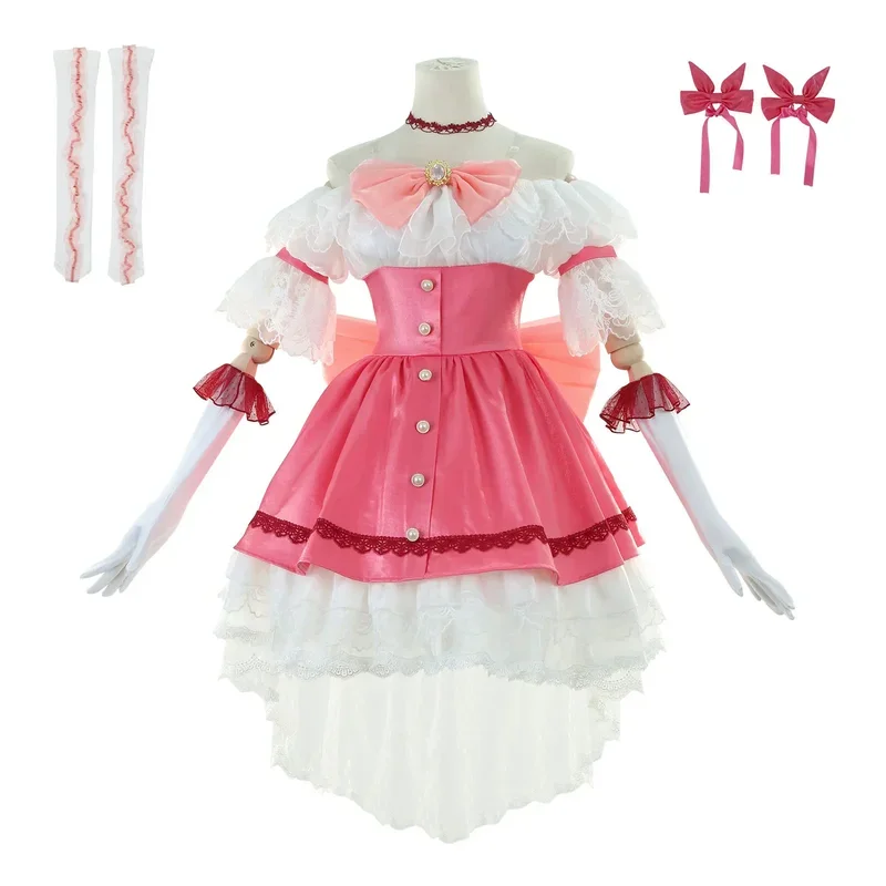 Puella Magi Madoka Magica Kaname Madoka Cosplay Costumes Anime Dress Skirt 
Puella Magi Madoka Magica Kaname Madoka Cosplay Costumes Anime Dress Skirt