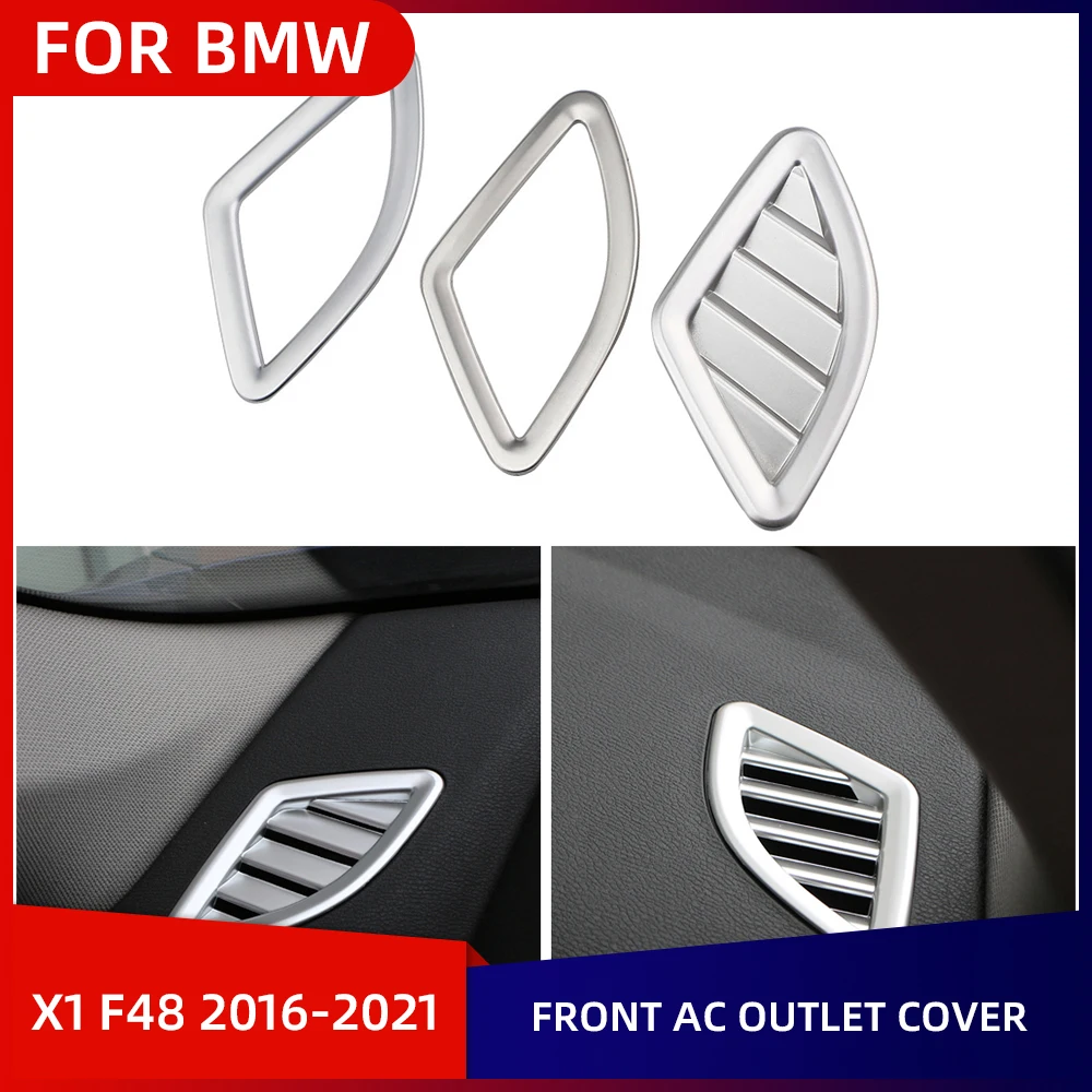 Наклейки для BMW X1 F48 2016-2022 автомобиля, передняя крышка вентиляционного отверстия переменного тока, украшение для розетки кондиционера, 2 шт./компл., аксессуары
Наклейки для BMW X1 F48 2016-2022 автомобиля, передняя крышка вентиляционного отверстия переменного тока, украшение для розетки кондиционера, 2 шт./компл., аксессуары