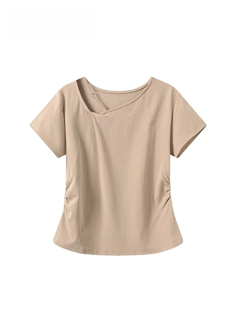 plus Size Women's Short Sleeve T-Shirt Summer New Style Hollow out Shoulder Fashionable Loose Fit Cotton round Neck Top
plus Size Women's Short Sleeve T-Shirt Summer New Style Hollow out Shoulder Fashionable Loose Fit Cotton round Neck Top