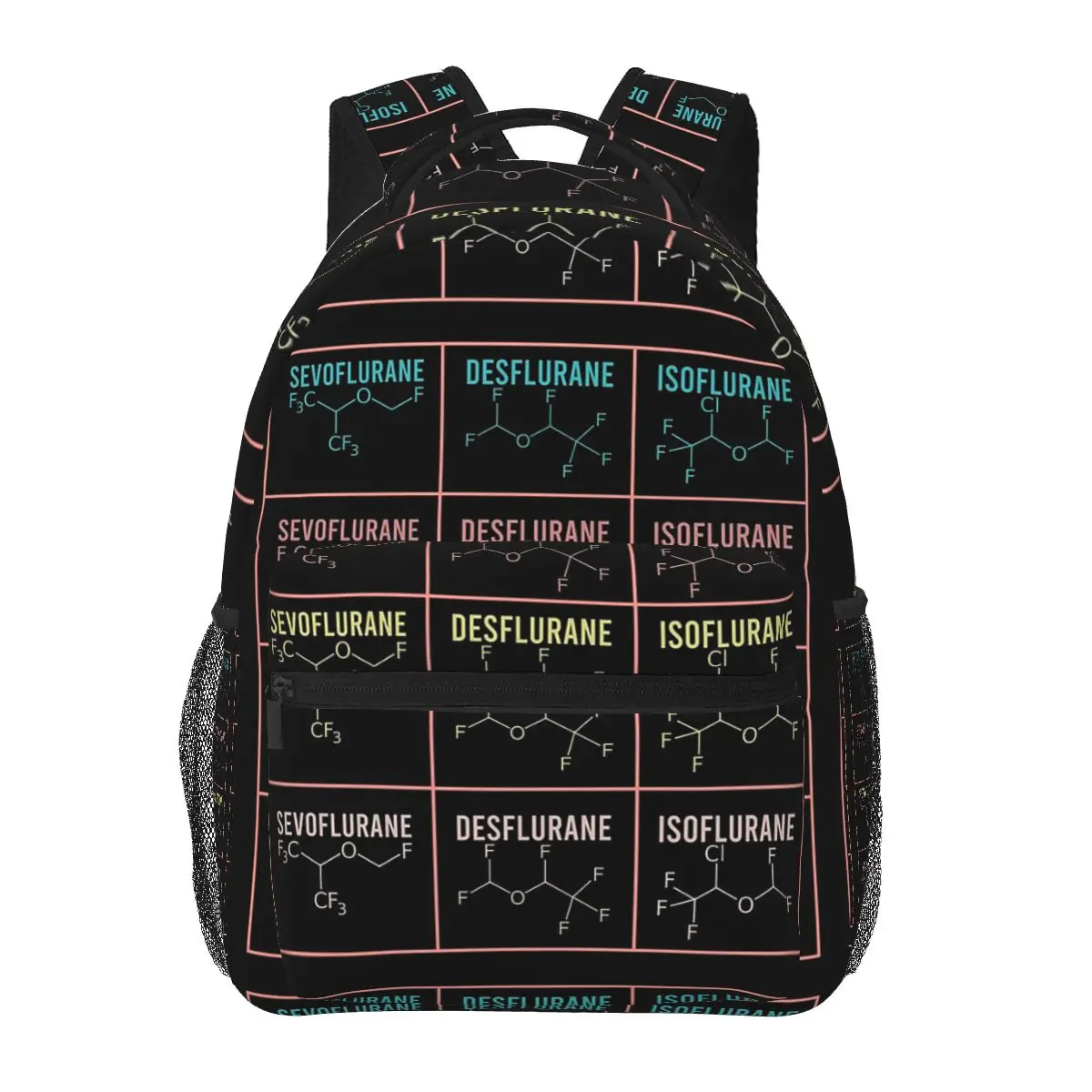 Isoflurane Sevoflurane Desflurane Backpack Daypack Large Capacity Children BookBag School Bag Shoulder Bags for Men Women
Isoflurane Sevoflurane Desflurane Backpack Daypack Large Capacity Children BookBag School Bag Shoulder Bags for Men Women