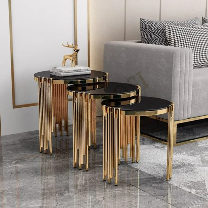 room furniture small apartment tempered glass top minimalist nordic gold nesting side table set of 3 for villa
room furniture small apartment tempered glass top minimalist nordic gold nesting side table set of 3 for villa
