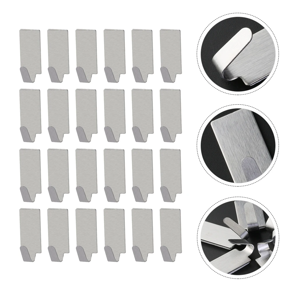 24 Pcs Multifunction Stainless Steel Hook Hooks Wall Hanger Steel. Heavy Duty Towel Holder
24 Pcs Multifunction Stainless Steel Hook Hooks Wall Hanger Steel. Heavy Duty Towel Holder