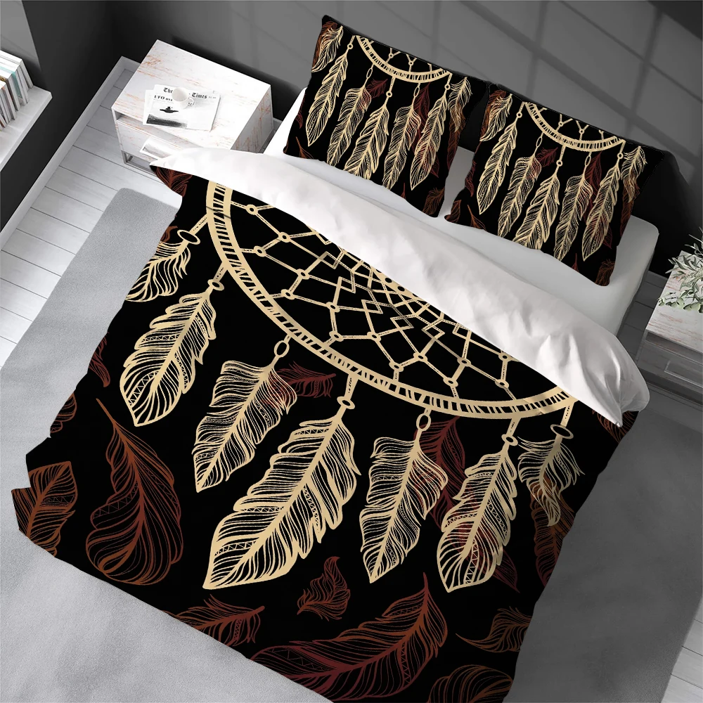Fashion Feather Duvet Cover Set Home Style Bedding Soft Laundry Cotton Bed 3 Piece Set Student Dormitory Gift
Fashion Feather Duvet Cover Set Home Style Bedding Soft Laundry Cotton Bed 3 Piece Set Student Dormitory Gift