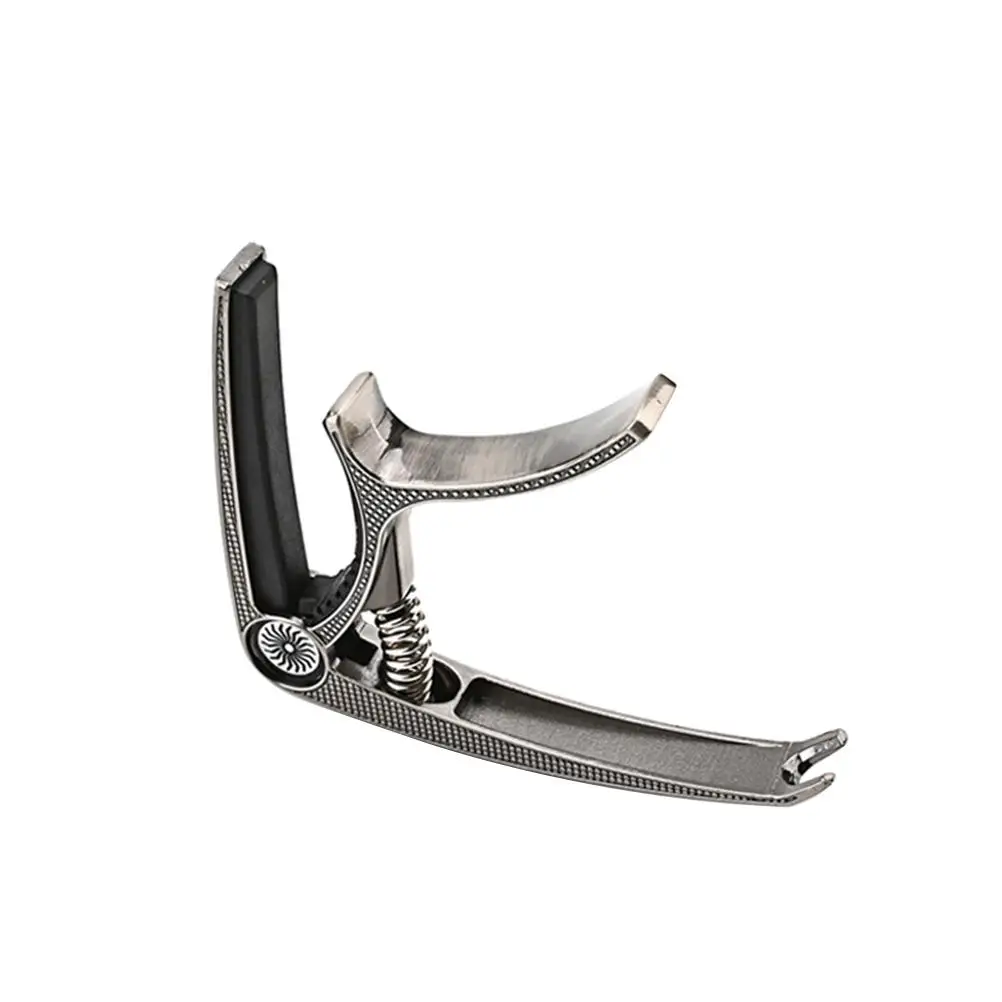 Metal Guitar Capo Adjustable Quick Release Clip for Acoustic Durable Tone Modified Useful Spring Accessories Silver
Metal Guitar Capo Adjustable Quick Release Clip for Acoustic Durable Tone Modified Useful Spring Accessories Silver