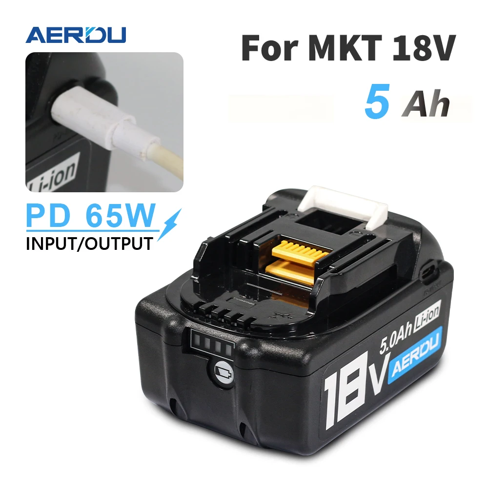 5AH for makita BL1860 5ah Battery Power Tools Li-ion Replacement LXT BL1850 BL1840 for 18V Screwdriver with BMS 18v battery
5AH for makita BL1860 5ah Battery Power Tools Li-ion Replacement LXT BL1850 BL1840 for 18V Screwdriver with BMS 18v battery