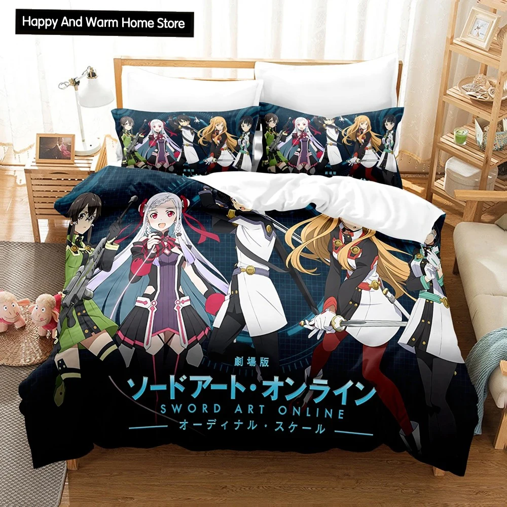 Japan Cartoon Bed Linen Anime Sword Art Online Bedding Sets Polyester 3D Gift for Boys Twin Single Queen King Size Duvet Covers
Japan Cartoon Bed Linen Anime Sword Art Online Bedding Sets Polyester 3D Gift for Boys Twin Single Queen King Size Duvet Covers