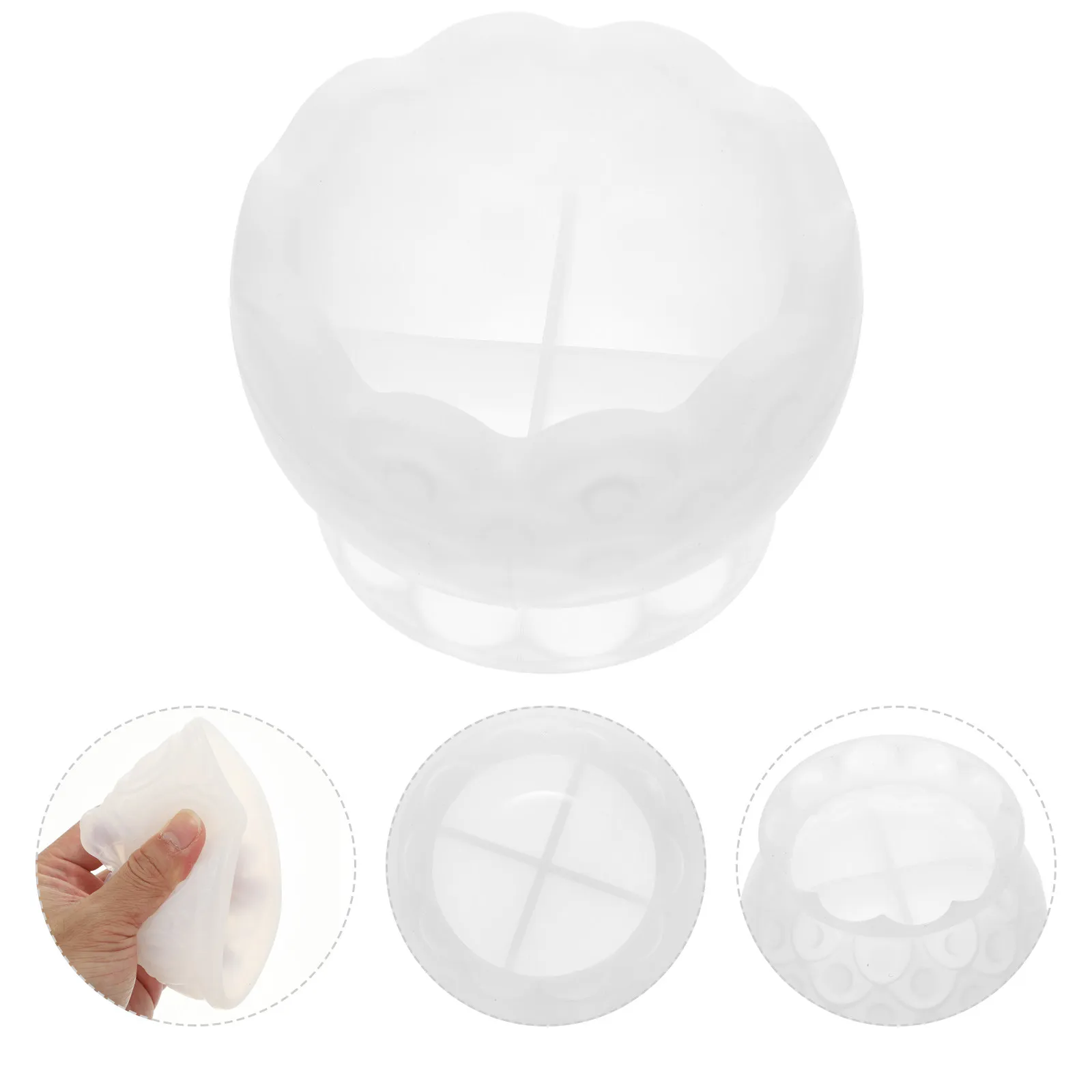 1Pcs Flexible Silicone Mold for DIY Crystal Resin Bowls Creative Relief Sculpture Design Wear-Resistant Reusable Craft Mold
1Pcs Flexible Silicone Mold for DIY Crystal Resin Bowls Creative Relief Sculpture Design Wear-Resistant Reusable Craft Mold