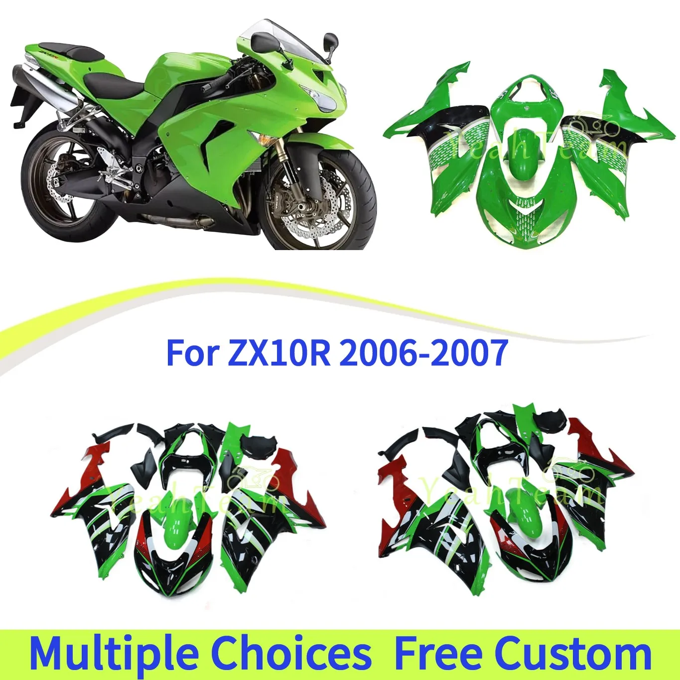 Подходит для KAWASAKI Ninja 636 ZX-10R 2006 2007, обтекатели мотоцикла ZX10R zx 10r, обвес для литья под давлением
Подходит для KAWASAKI Ninja 636 ZX-10R 2006 2007, обтекатели мотоцикла ZX10R zx 10r, обвес для литья под давлением
