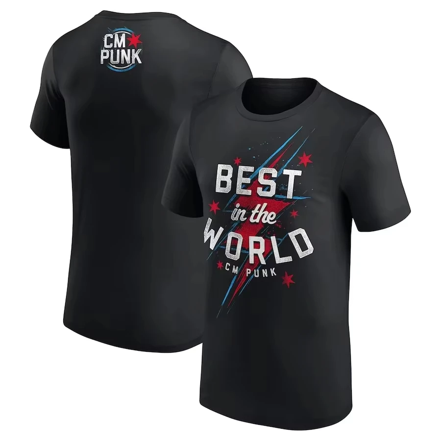 CM Punk Wrestler Graphic Cotton T-shirt Unisex Men Women Summer Short Sleeve Luxury Brand Top Casual Vintage Fashion Retro Tee
CM Punk Wrestler Graphic Cotton T-shirt Unisex Men Women Summer Short Sleeve Luxury Brand Top Casual Vintage Fashion Retro Tee
