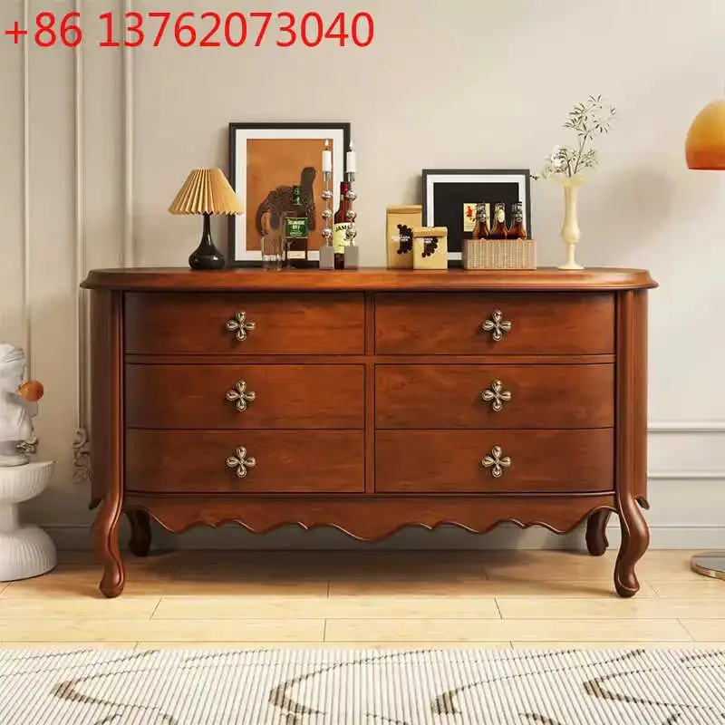 French chest cabinet solid wood bedroom small apartment TV cabinet side cabinet antique style
French chest cabinet solid wood bedroom small apartment TV cabinet side cabinet antique style