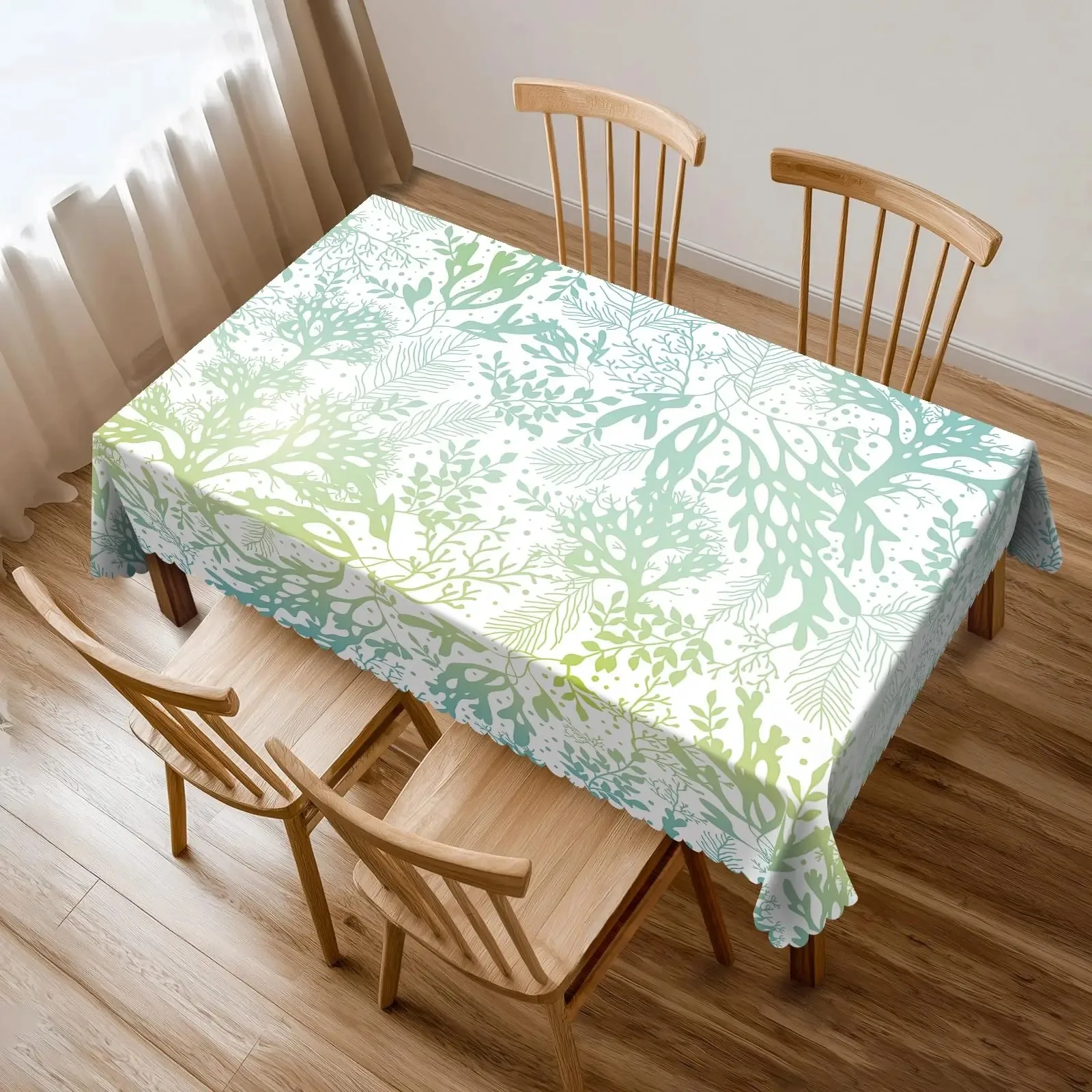 Fresh Green Leaf Waterproof Polyester Tablecloth 2D Flat Printed Botanical Table Cover For Kitchen Dining Room Home Decor
Fresh Green Leaf Waterproof Polyester Tablecloth 2D Flat Printed Botanical Table Cover For Kitchen Dining Room Home Decor