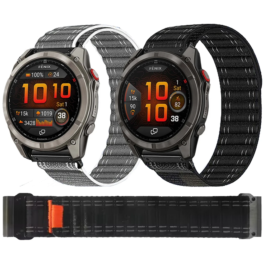 Нейлоновый ремешок QuickFit 22 мм 26 мм для Garmin Fenix 8 Pro E 7 7X 6 6X 5 5X Plus/Enduro 3/Epix Pro/instinct 2X 970, браслет-ремешок
Нейлоновый ремешок QuickFit 22 мм 26 мм для Garmin Fenix 8 Pro E 7 7X 6 6X 5 5X Plus/Enduro 3/Epix Pro/instinct 2X 970, браслет-ремешок