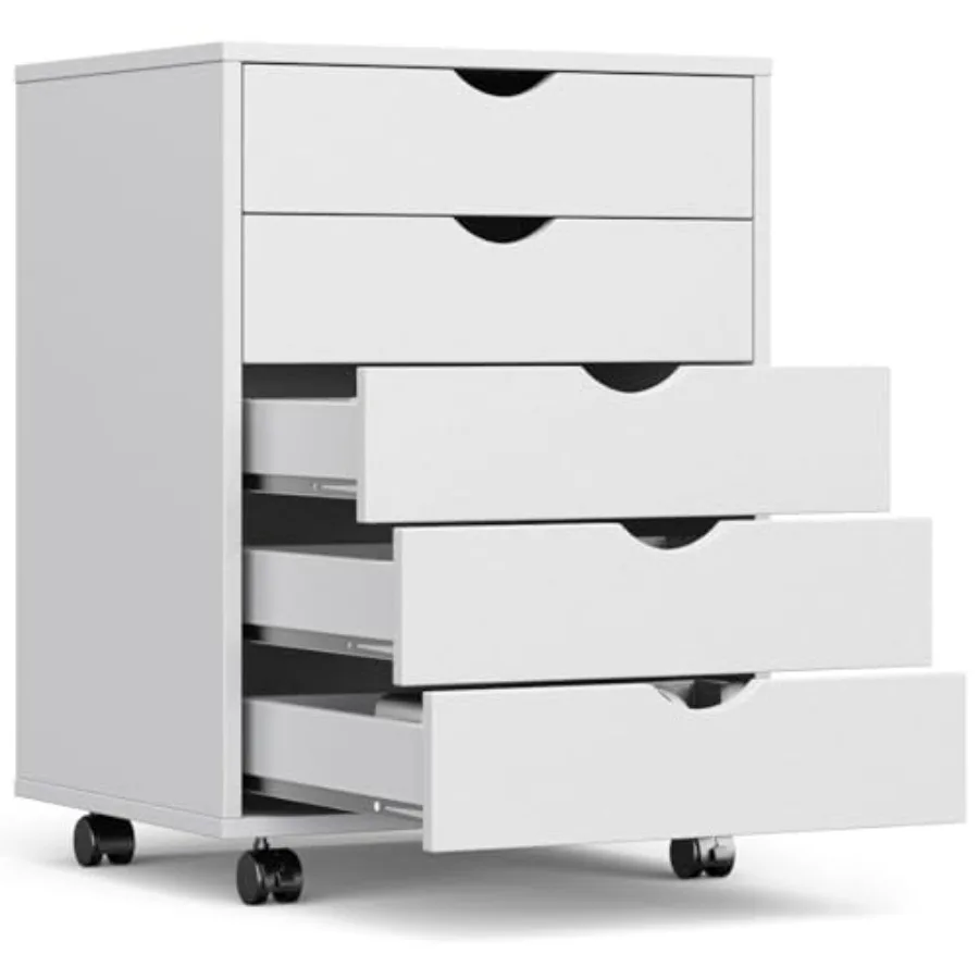 5 Drawer Mobile File Cabinet Under Desk Storage Organization with Wheels Vertical Filing Chest Rolling Wood Small Desk Printer
5 Drawer Mobile File Cabinet Under Desk Storage Organization with Wheels Vertical Filing Chest Rolling Wood Small Desk Printer