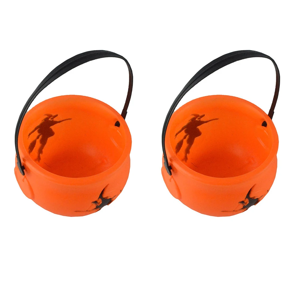 2 Pcs Pumpkin Bucket Candy Jar Halloween Cosplay Prop Party Supplies Pail Plastic Child Buckets for Trick Treating
2 Pcs Pumpkin Bucket Candy Jar Halloween Cosplay Prop Party Supplies Pail Plastic Child Buckets for Trick Treating