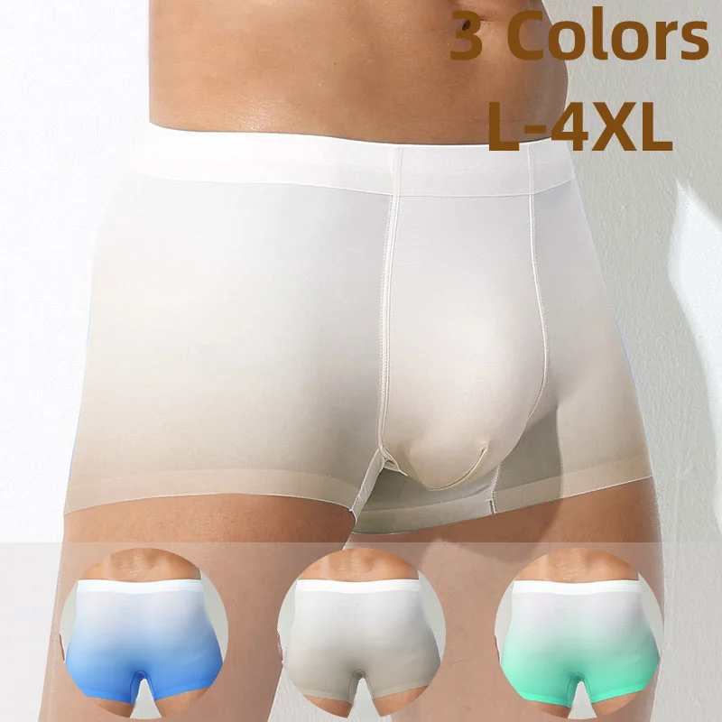 1pc Men's Gradient Color Briefs L-4XL Underwear Seamless 3D Pouch Panties Shorts Breathable Boxer Short Lingeries Plus Size
1pc Men's Gradient Color Briefs L-4XL Underwear Seamless 3D Pouch Panties Shorts Breathable Boxer Short Lingeries Plus Size