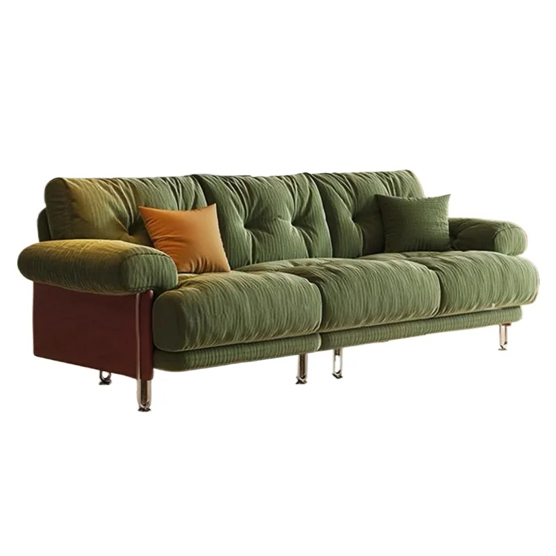 LH Vintage-style Solid Wood Chenille Sofa for Living Room Small Apartments with Retro Style
LH Vintage-style Solid Wood Chenille Sofa for Living Room Small Apartments with Retro Style