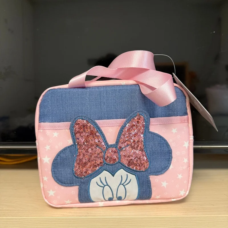 Minnie Mouse Insulated Lunch Bag Pink Star Print Sequined Bow Portable Crossbody Thermal For Work Outdoor Travel Picnic
Minnie Mouse Insulated Lunch Bag Pink Star Print Sequined Bow Portable Crossbody Thermal For Work Outdoor Travel Picnic