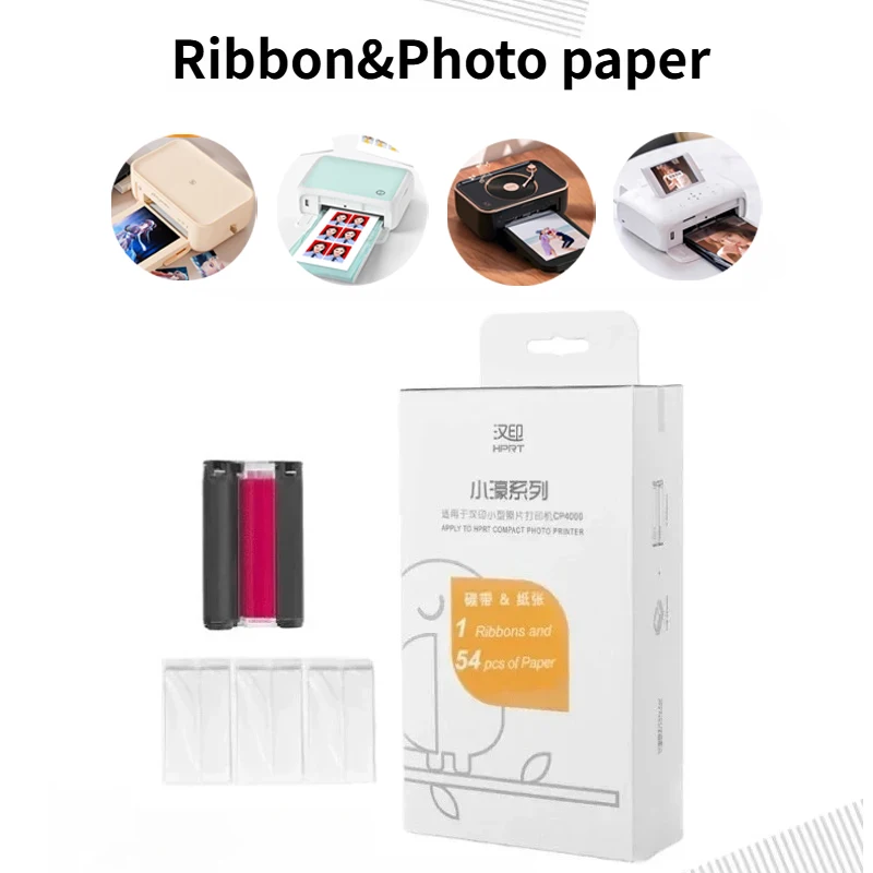 Original HPRT CP4000/CP4000L/CP4100/CP6000 Photo Paper and Carbon band,6-inch Photo Paper,Printer Ribbons for CP4000L
Original HPRT CP4000/CP4000L/CP4100/CP6000 Photo Paper and Carbon band,6-inch Photo Paper,Printer Ribbons for CP4000L