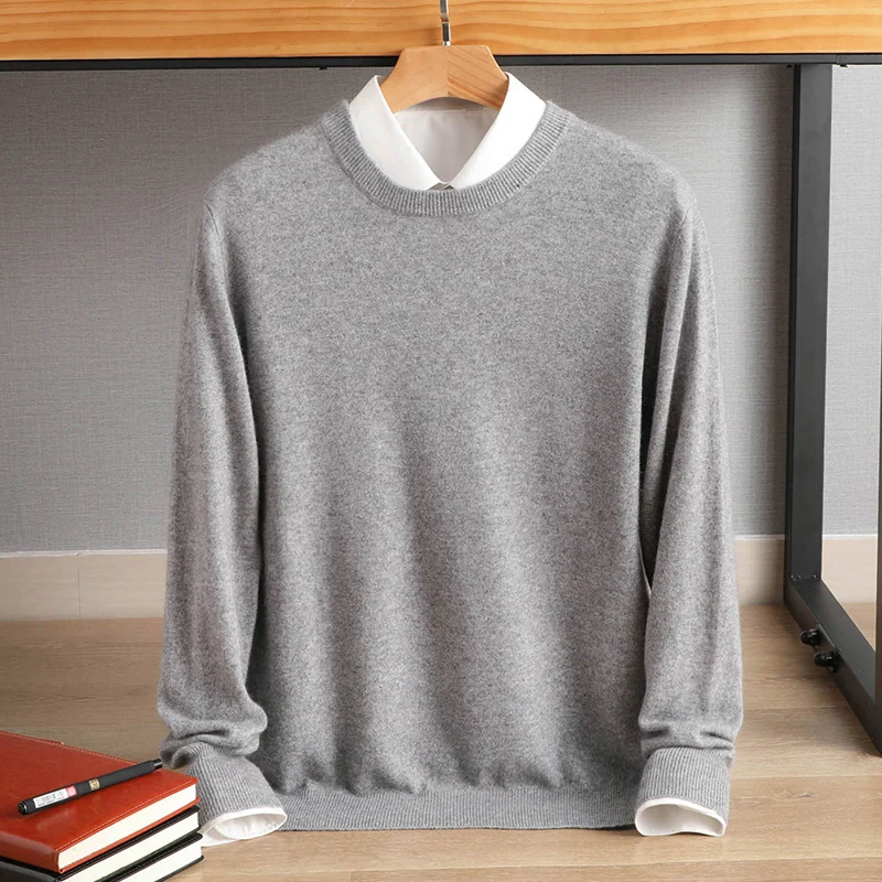 Autumn/Winter Korean New Men's Brand 100% Pure Wool Cold Blouse Loose and Simple Sweater Round Neck Pullover
Autumn/Winter Korean New Men's Brand 100% Pure Wool Cold Blouse Loose and Simple Sweater Round Neck Pullover