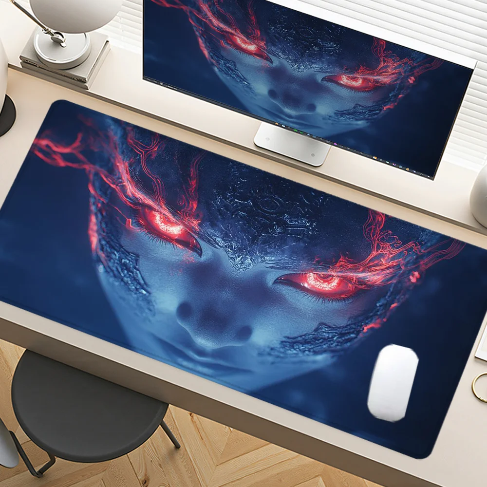 Demon Eyes Mouse Pad Large Desk Accessories Desk Pad Rubber Base with Stitched Edge Mousepad Non-Slip Mousepad for Office
Demon Eyes Mouse Pad Large Desk Accessories Desk Pad Rubber Base with Stitched Edge Mousepad Non-Slip Mousepad for Office