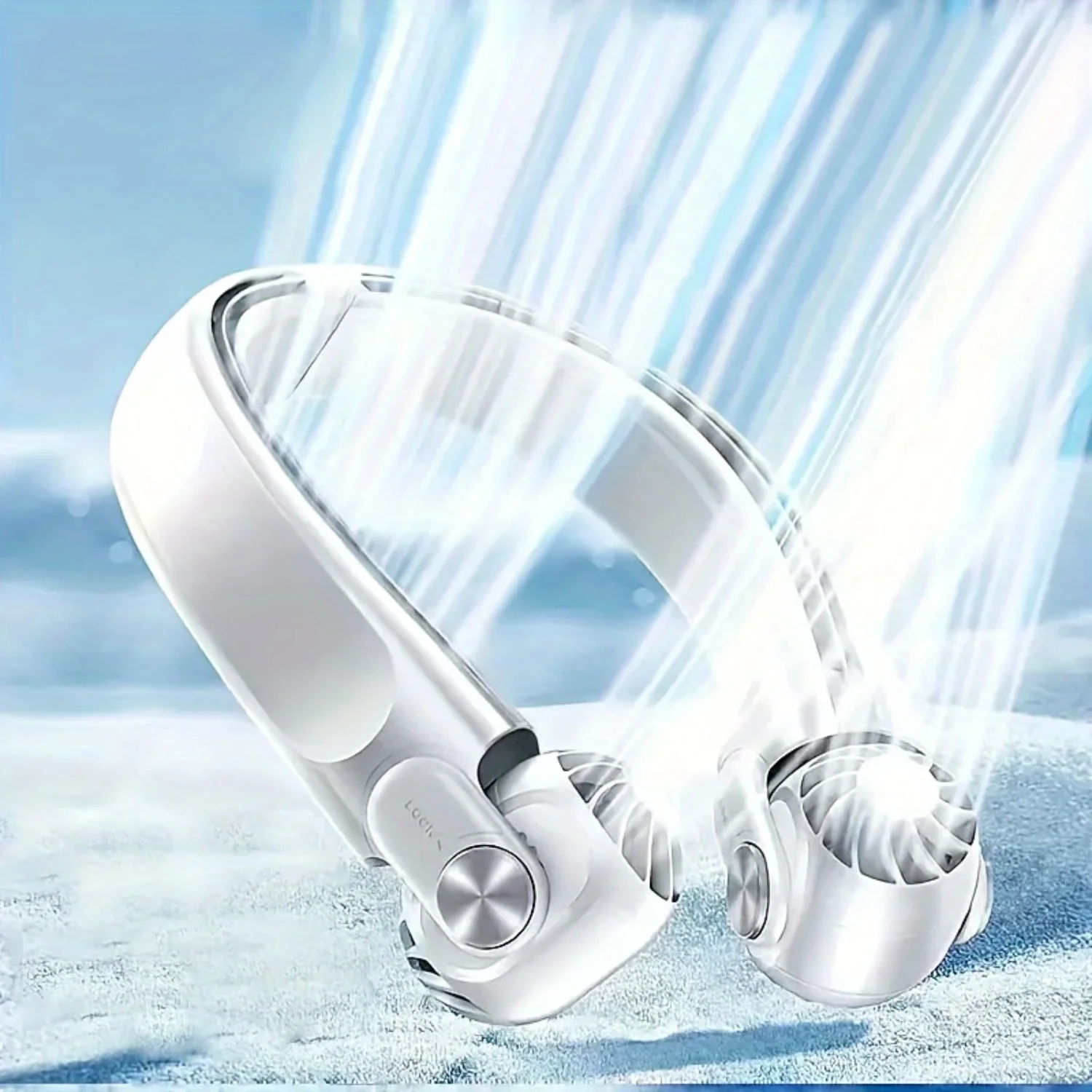 Портативный шейный вентилятор, 1 шт., зарядка через USB, три регулируемых турболопасти без лопастей, подходит для использования на открытом воздухе
Портативный шейный вентилятор, 1 шт., зарядка через USB, три регулируемых турболопасти без лопастей, подходит для использования на открытом воздухе